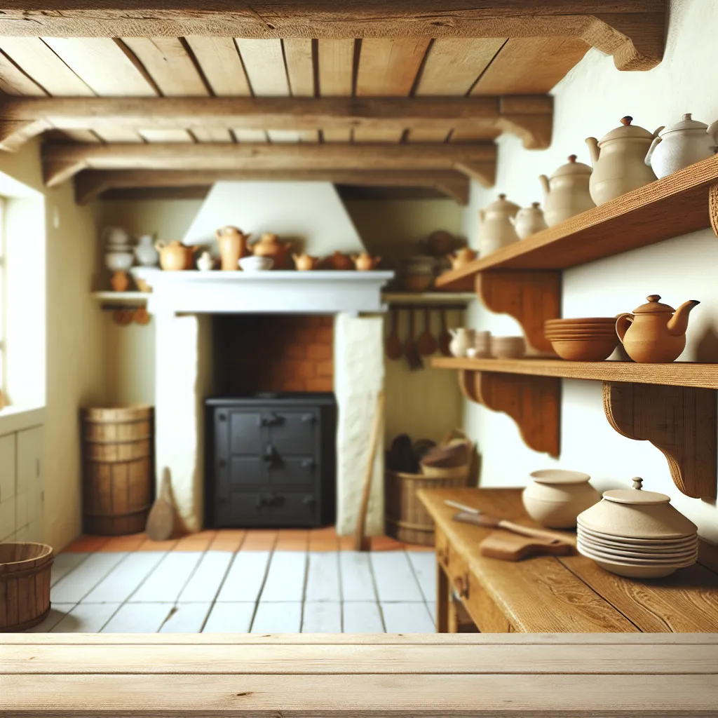 Rustic kitchen lifestyle