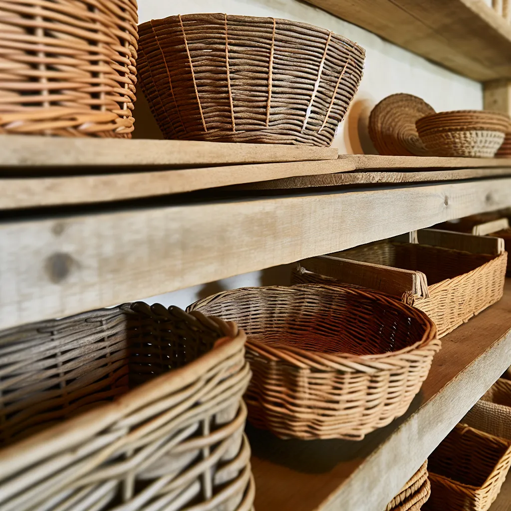 Rustic basket arrangement