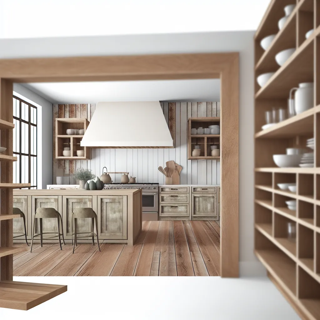 Contemporary farmhouse kitchen